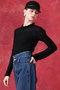【予約販売】【LOULOU WILLOUGHBY】レーシィーニットインナー アルアバイル/allureville