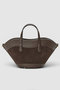 【予約販売】FLAMINIA MINI トートバッグ アルアバイル/allureville ダークブラウン