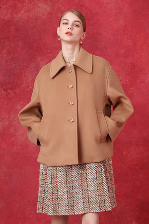 アルアバイル/allurevilleの【予約販売】【LOULOU WILLOUGHBY】シャルムビーバーショートコート(110900/110902)