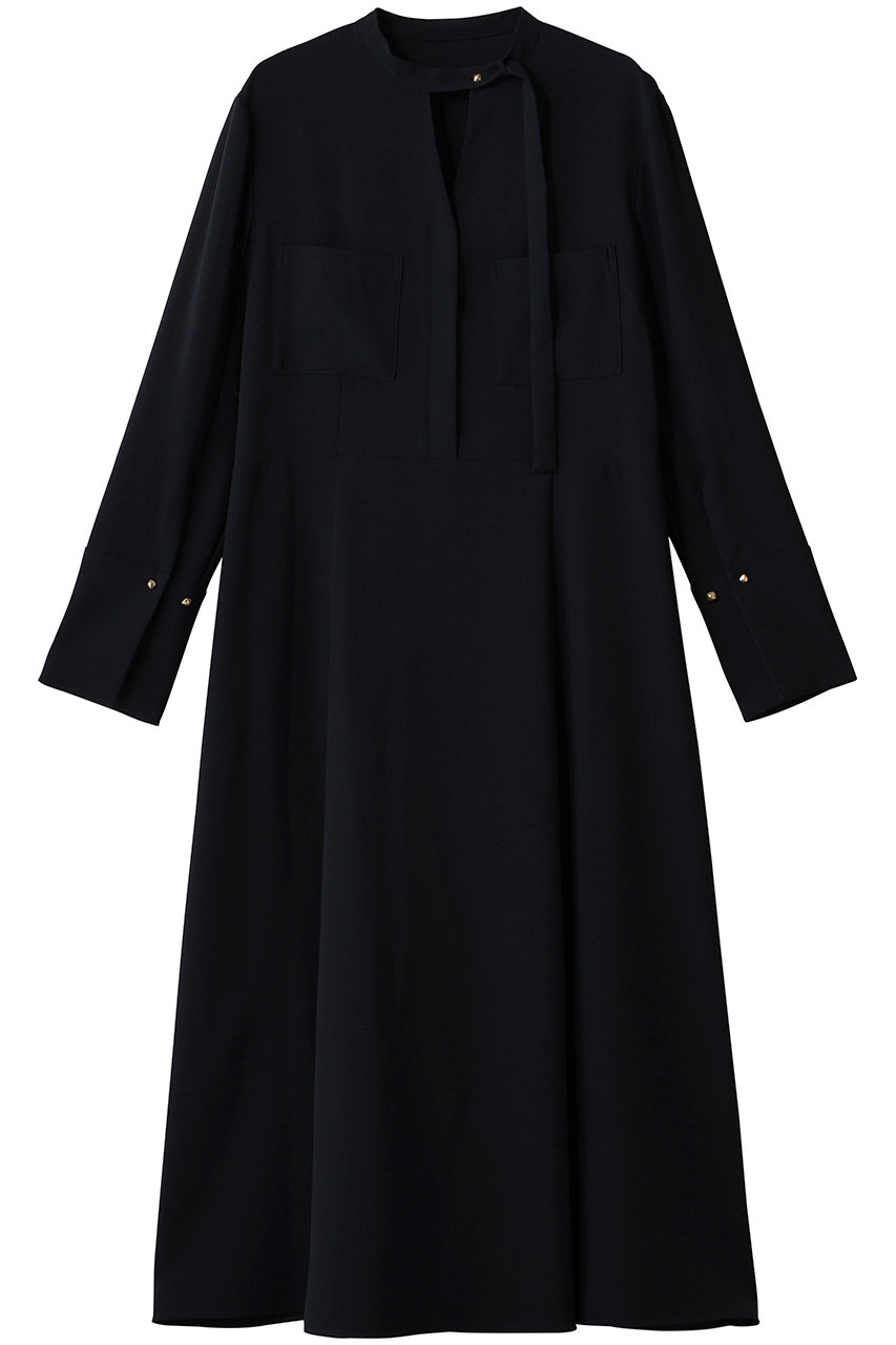 allureville アシンメトリーボウタイワンピース (ネイビー, 2) アルアバイル ELLE SHOP