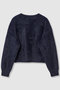 【予約販売】カシミヤブレンドファー加工Vカーディガン アルアバイル/allureville