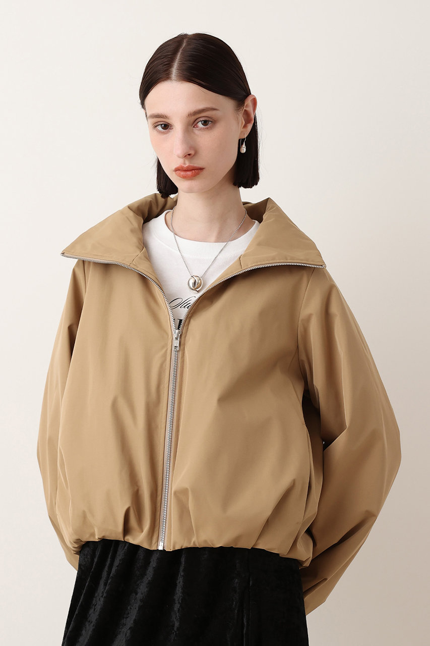 アルアバイル/allurevilleの【予約販売】スタンドカラーバレル中綿入ブルゾン(ベージュ/20262019040-11-020)