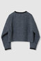 【予約販売】ツイードデニムノーカラージャケット アルアバイル/allureville