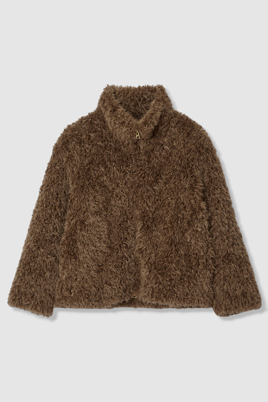 アルアバイル/allurevilleの【予約販売】フェイクカシミヤスタンドブルゾン(モカ/20262019030-85-020)
