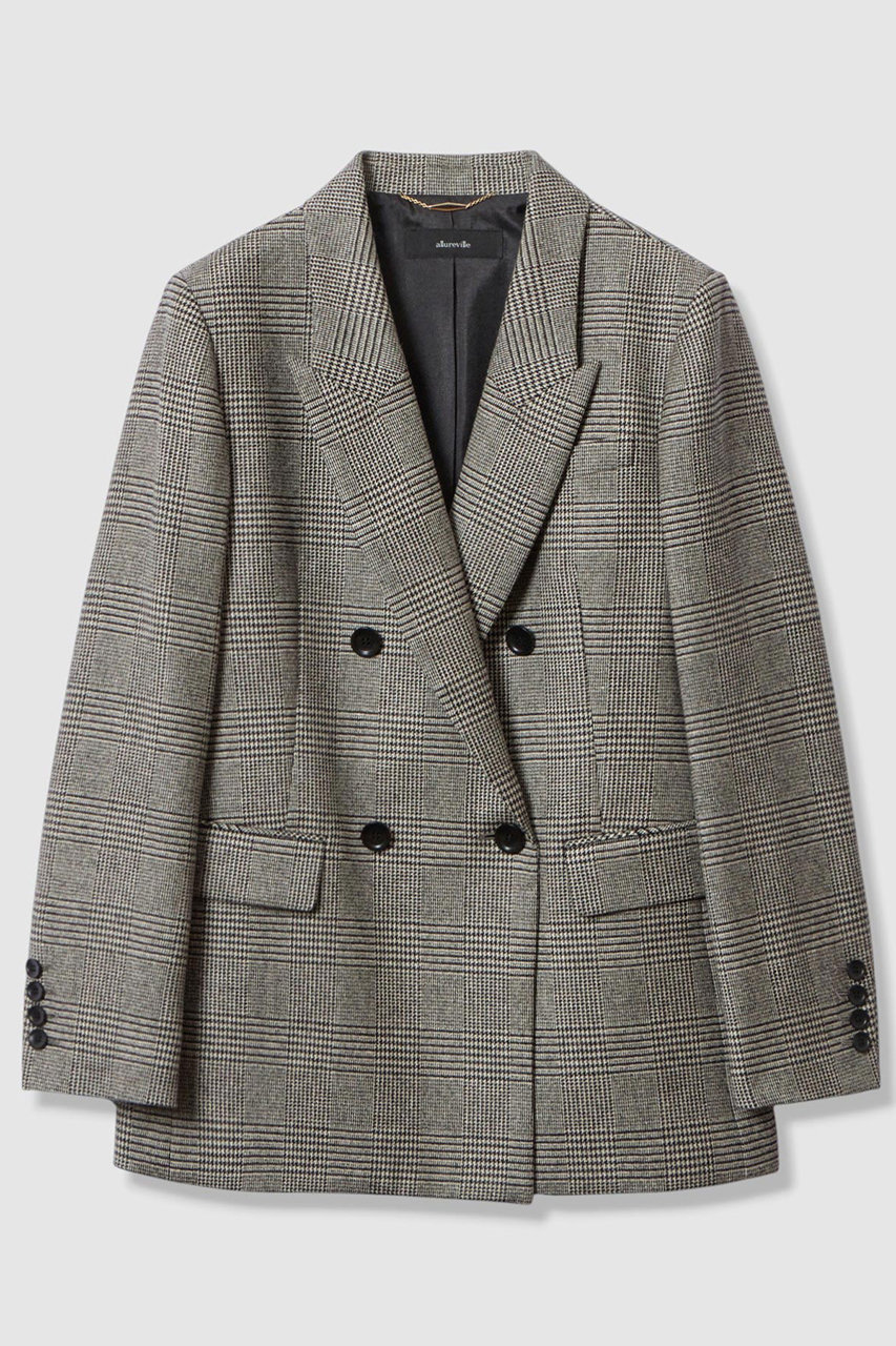 アルアバイル/allurevilleの【予約販売】CHIC TWEEDダブルジャケット(ブラック/20262010090-95-020)
