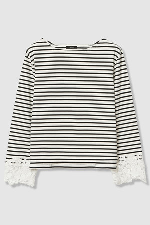 アルアバイル/allurevilleの【予約販売】レースカフバスクプルオーバー(110100/110103)