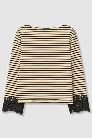 アルアバイル/allurevilleの【予約販売】レースカフバスクプルオーバー(110100/110103)