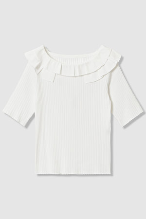 アルアバイル/allurevilleの【予約販売】フリルカラープルオーバー(110300/110301)