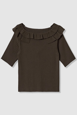 アルアバイル/allurevilleの【予約販売】フリルカラープルオーバー(110300/110301)