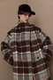 【予約販売】シャギーチェックベルテッドコート アルアバイル/allureville