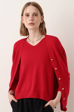 アルアバイル/allurevilleの【予約販売】◇ウールスムースカーディガン