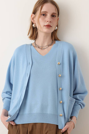 アルアバイル/allurevilleの【予約販売】◇ウールスムースカーディガン