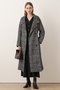 【予約販売】グレンチェックスタンドカラーコート アルアバイル/allureville