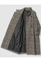【予約販売】グレンチェックスタンドカラーコート アルアバイル/allureville