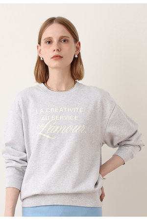 アルアバイル/allurevilleの【予約販売】ロゴスウェットプルオーバー(110100/110105)