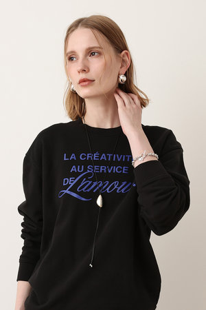 アルアバイル/allurevilleの【予約販売】ロゴスウェットプルオーバー(110100/110105)