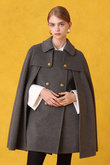 【LOULOU WILLOUGHBY】シャルムビーバーケープコート