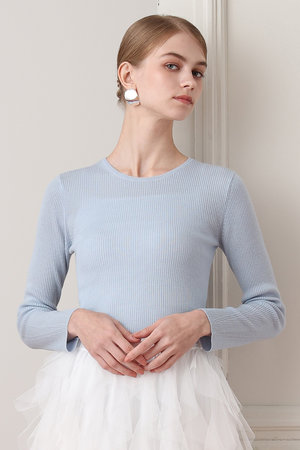 アルアバイル/allurevilleの【予約販売】【LOULOU WILLOUGHBY】ファインメリノリブプルオーバー(110300/110301)