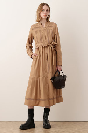 アルアバイル/allurevilleの【予約販売】メッシュストライプワンピース(110500/110503)