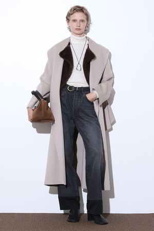 アルアバイル/allurevilleの【予約販売】◇カシミヤ混リバーショールコート(110900/110903)