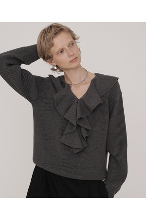 アルアバイル/allurevilleの【予約販売】ラッフルカラープルオーバー(110300/110301)