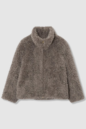 アルアバイル/allurevilleの【予約販売】〈別注〉フェイクカシミヤスタンドブルゾン(110800/110804)