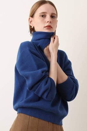 アルアバイル/allurevilleの【予約販売】ウールWフェイスハーフジッププルオーバー(110300/110301)