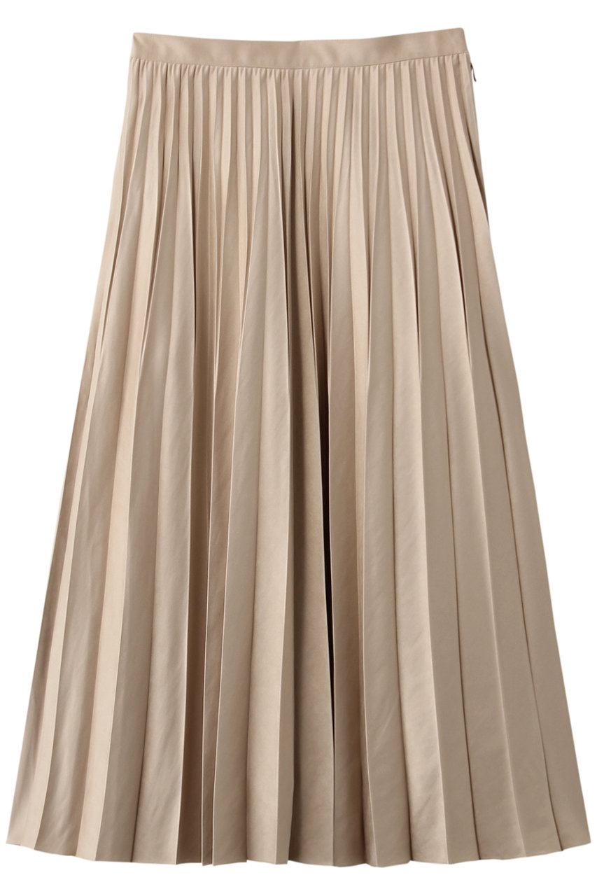 人気のファッショントレンド これまでで最高のプリーツ スカート ベージュ