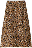 アニマルドットサテンフレアスカート