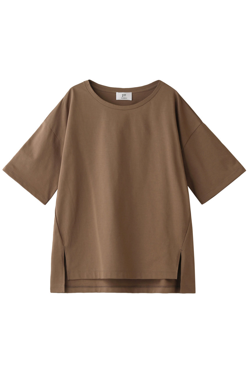 SALE 【10%OFF】 1er Arrondissement プルミエ アロンディスモン クルーネックカットソー ブラウン