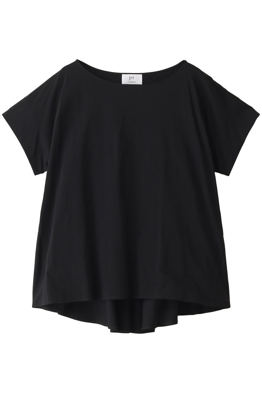 SALE 【10%OFF】 1er Arrondissement プルミエ アロンディスモン バックペプラムカットソー ブラック