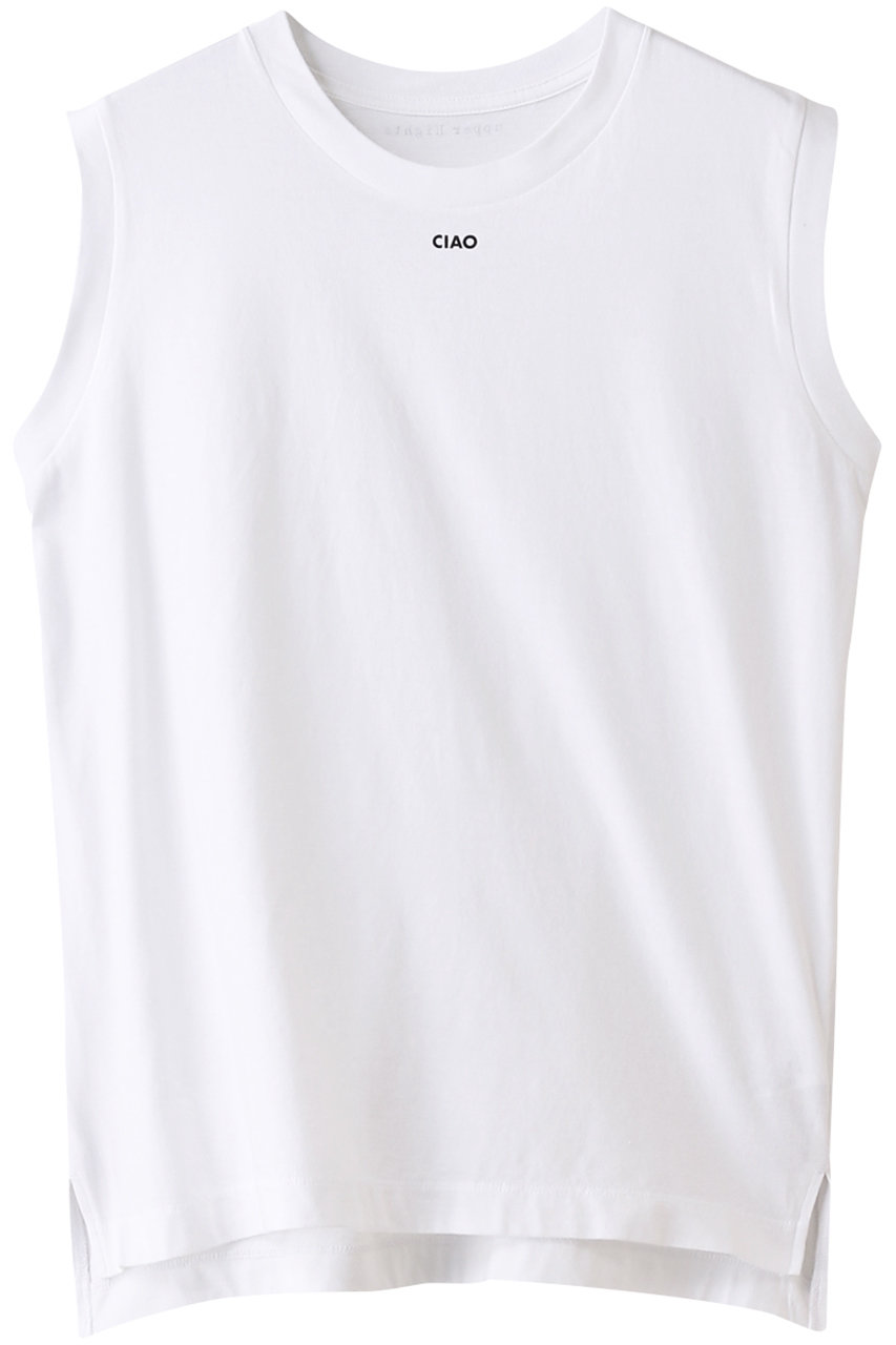 1er Arrondissement プルミエ アロンディスモン 【upper hights】THE SLEEVELESS TEE ホワイト