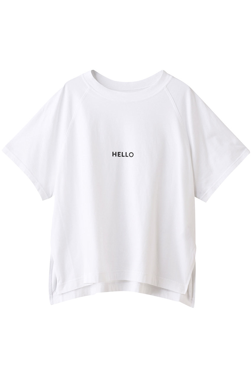 1er Arrondissement プルミエ アロンディスモン 【upper hights】THE LOOSE RAGLAN TEE ホワイト