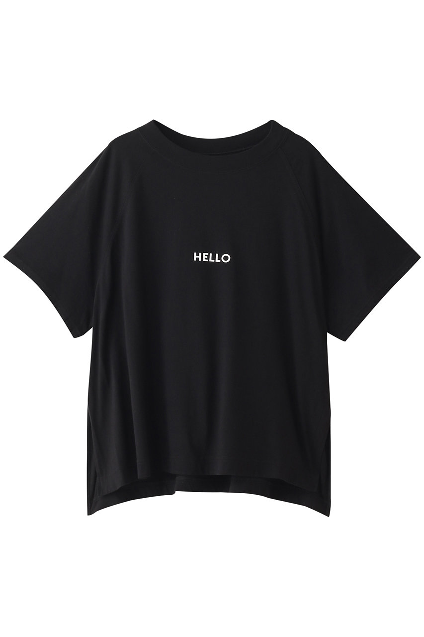 1er Arrondissement プルミエ アロンディスモン 【upper hights】THE LOOSE RAGLAN TEE ブラック