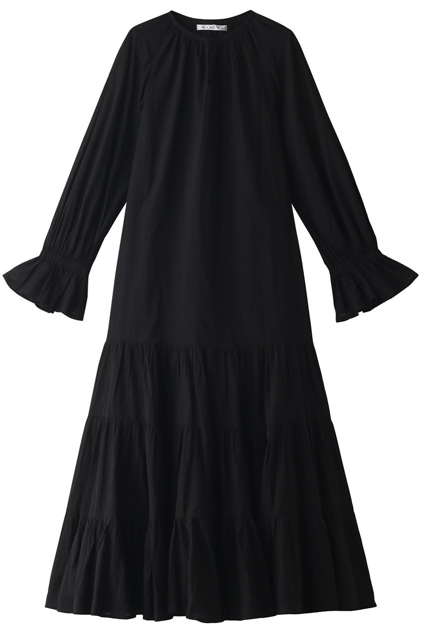 1er Arrondissement 【MARIHA】夕明かりのドレス (ブラック, 36) プルミエ アロンディスモン ELLE SHOP