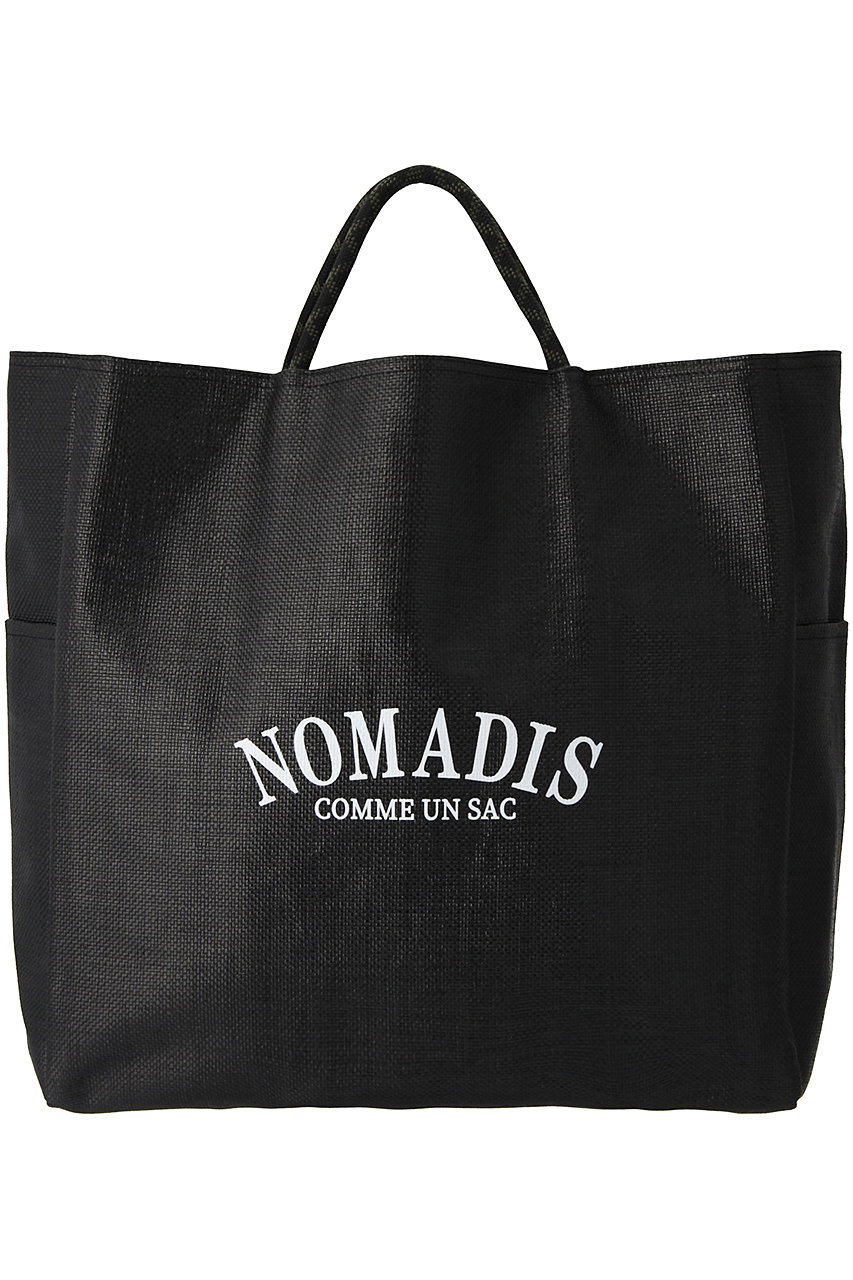 1er Arrondissement 【NOMADIS】SACMESHトートバッグ (ブラック, F) プルミエ アロンディスモン ELLE SHOP