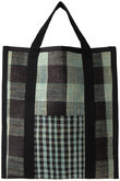 【MAISON N.H PARIS】チェック柄ショッピングバッグ