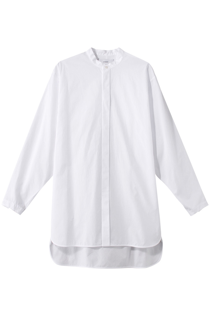 プルミエ アロンディスモン/1er Arrondissementの【Lachement】バンドカラーヨークシャツ(ホワイト)(ホワイト/B1041BFB367)