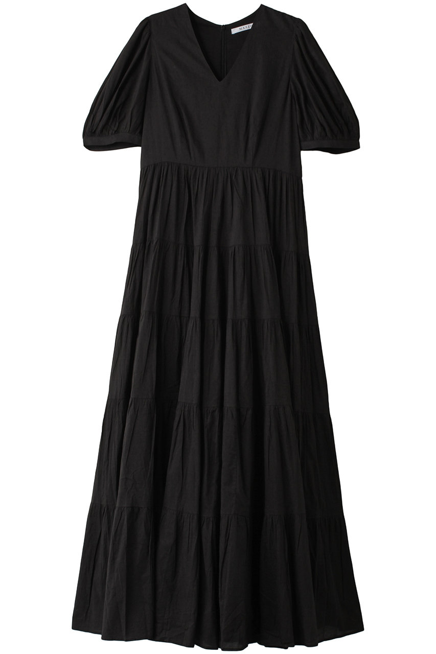 1er Arrondissement 【MARIHA】ドレス (ブラック, 38) プルミエ アロンディスモン ELLE SHOP