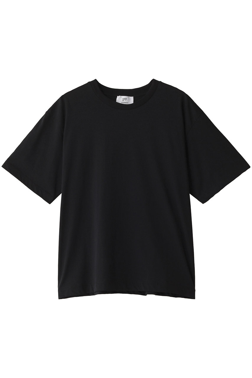 プルミエ アロンディスモン/1er Arrondissementのハイゲージ天竺ロゴTシャツ(ブラック/B1043AUB203)