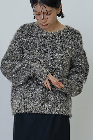 プルミエ アロンディスモン/1er Arrondissementのラメシャギーニットプルオーバー(110300/110301)