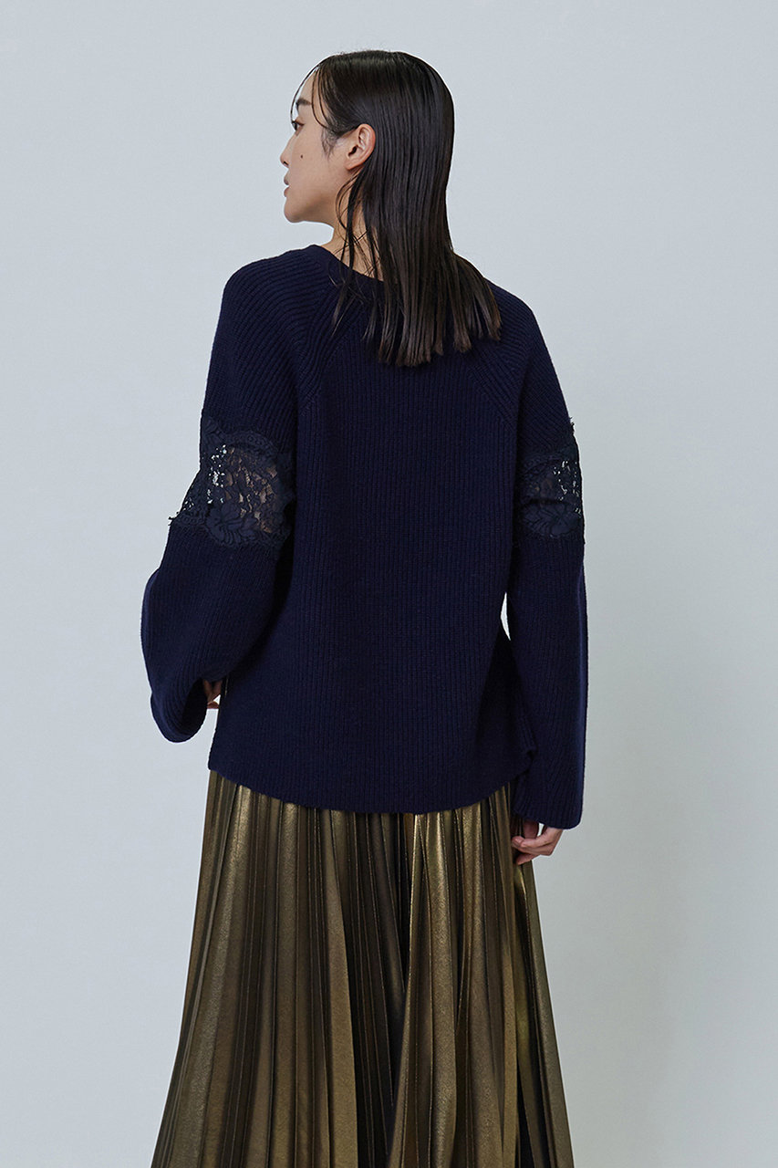 1er Arrondissement(プルミエ アロンディスモン)｜レース畦Vネック