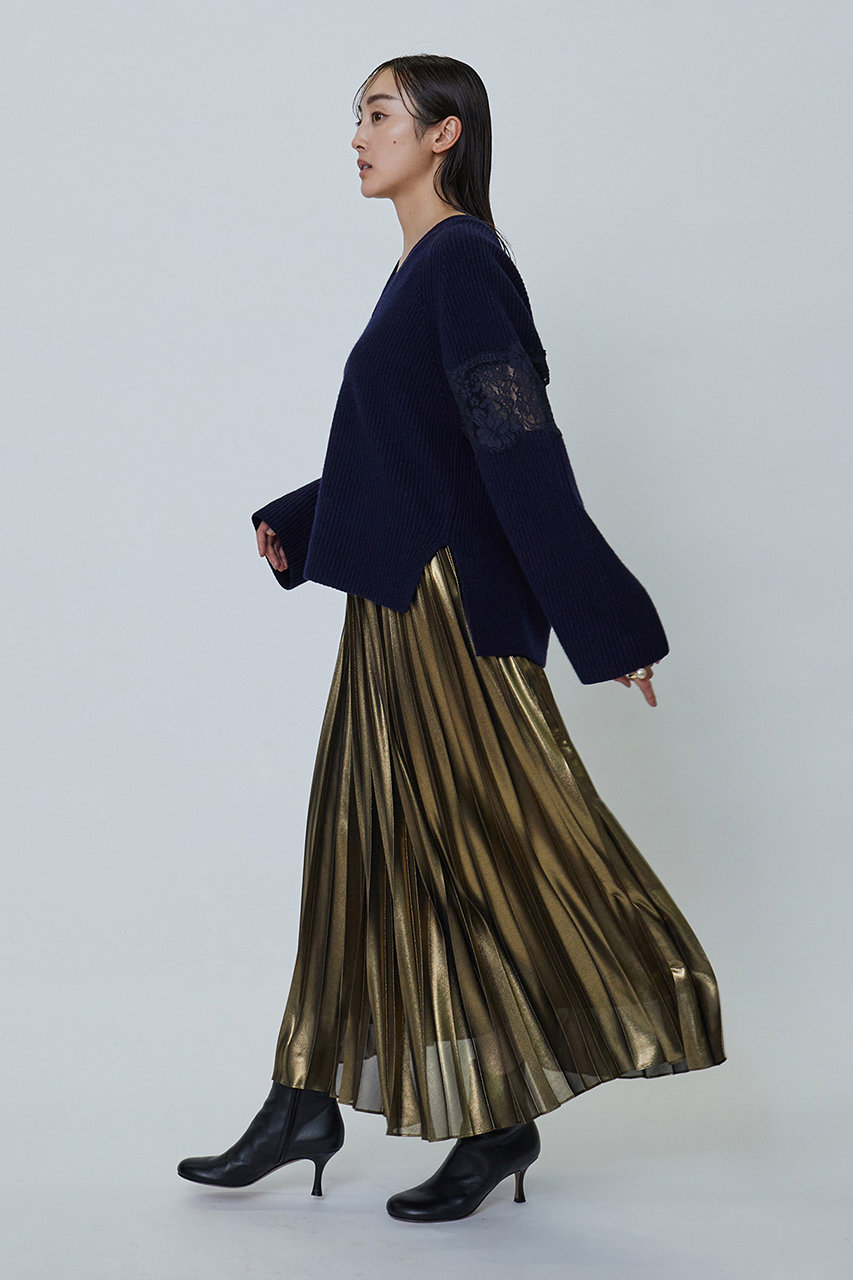 1er Arrondissement(プルミエ アロンディスモン)｜レース畦Vネック