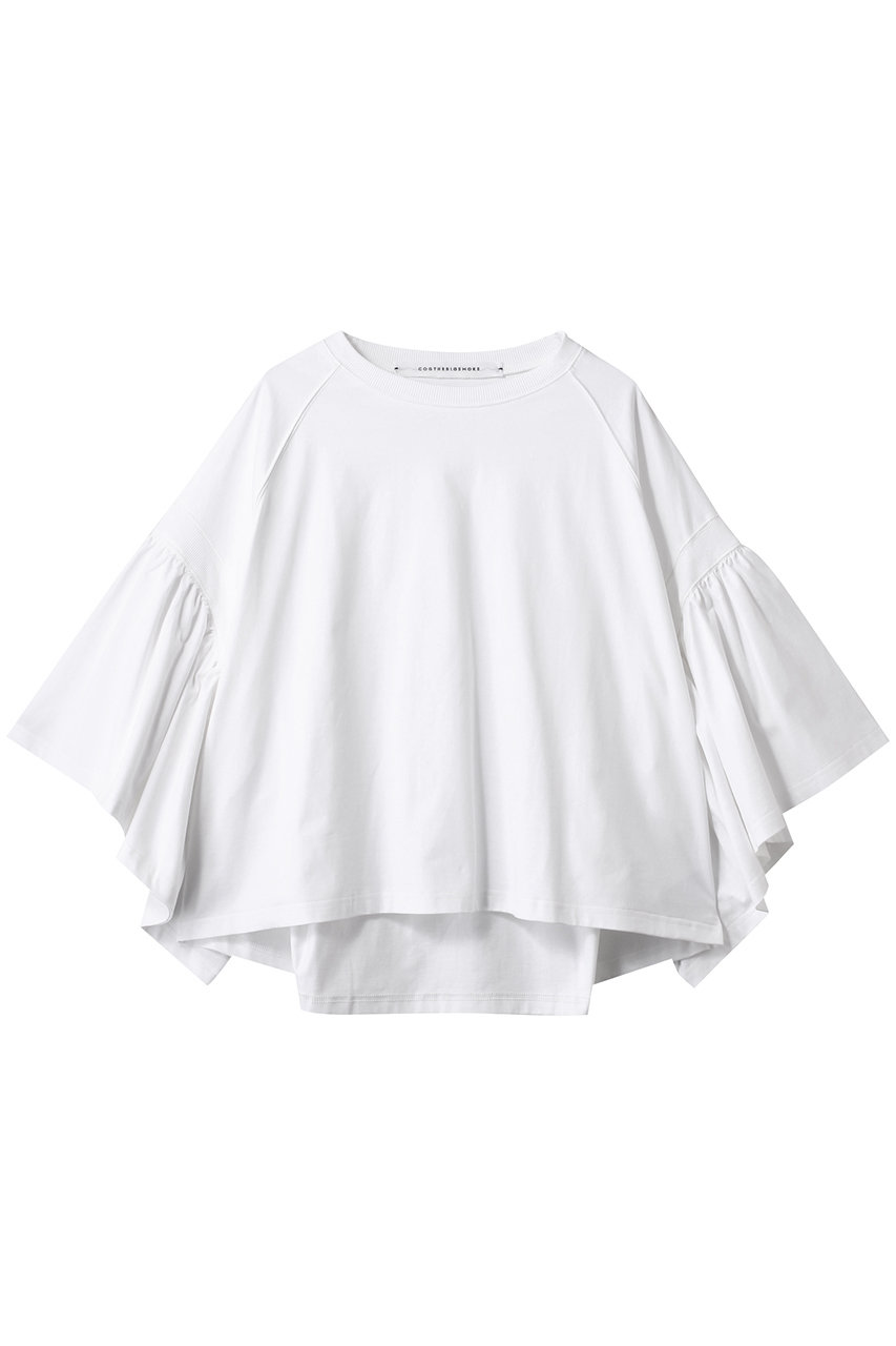 1er Arrondissement 【COG THE BIGSMOKE】LAURA ギャザースリーブトップス (ホワイト, 1) プルミエ アロンディスモン ELLE SHOP 1er Arrondissement 【COG THE BIGSMOKE】LAURA ギャザースリーブトップス (ホワイト, 1) プルミエ アロンディスモン ELLE SHOP