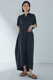 テンセルリネンシャツワンピース