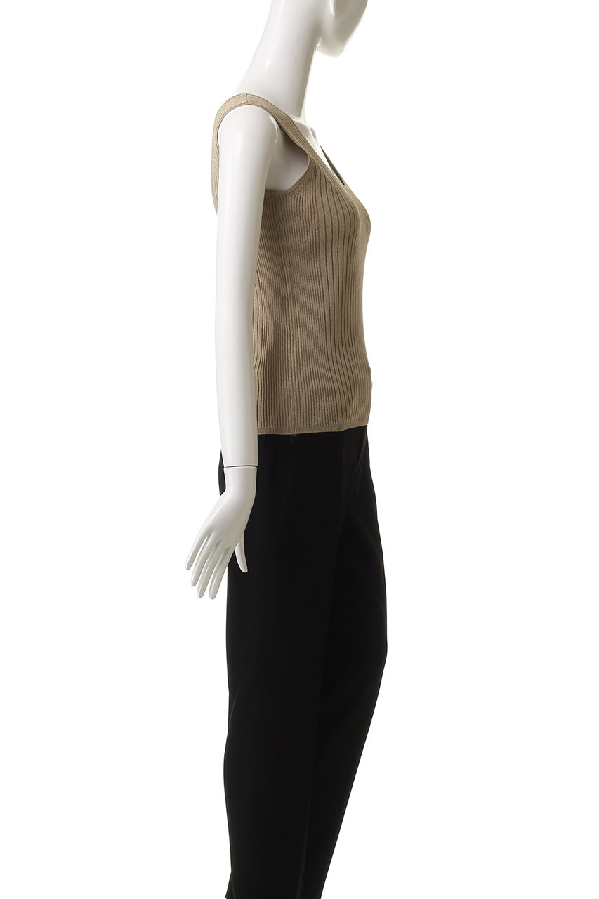 新品❤︎1er Arrondissement メタリックノースリーブタンク 1er Arrondissement(プルミエ アロンディスモン)｜メタルライク