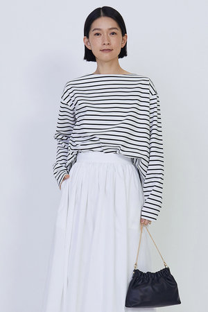 プルミエアロンディスモン ボーダーカットソー Tシャツ 美品 1er Arrondissement｜プルミエ アロンディスモンのカットソー・T