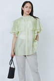 【WEB限定】シアーテンセルラッフルブラウス