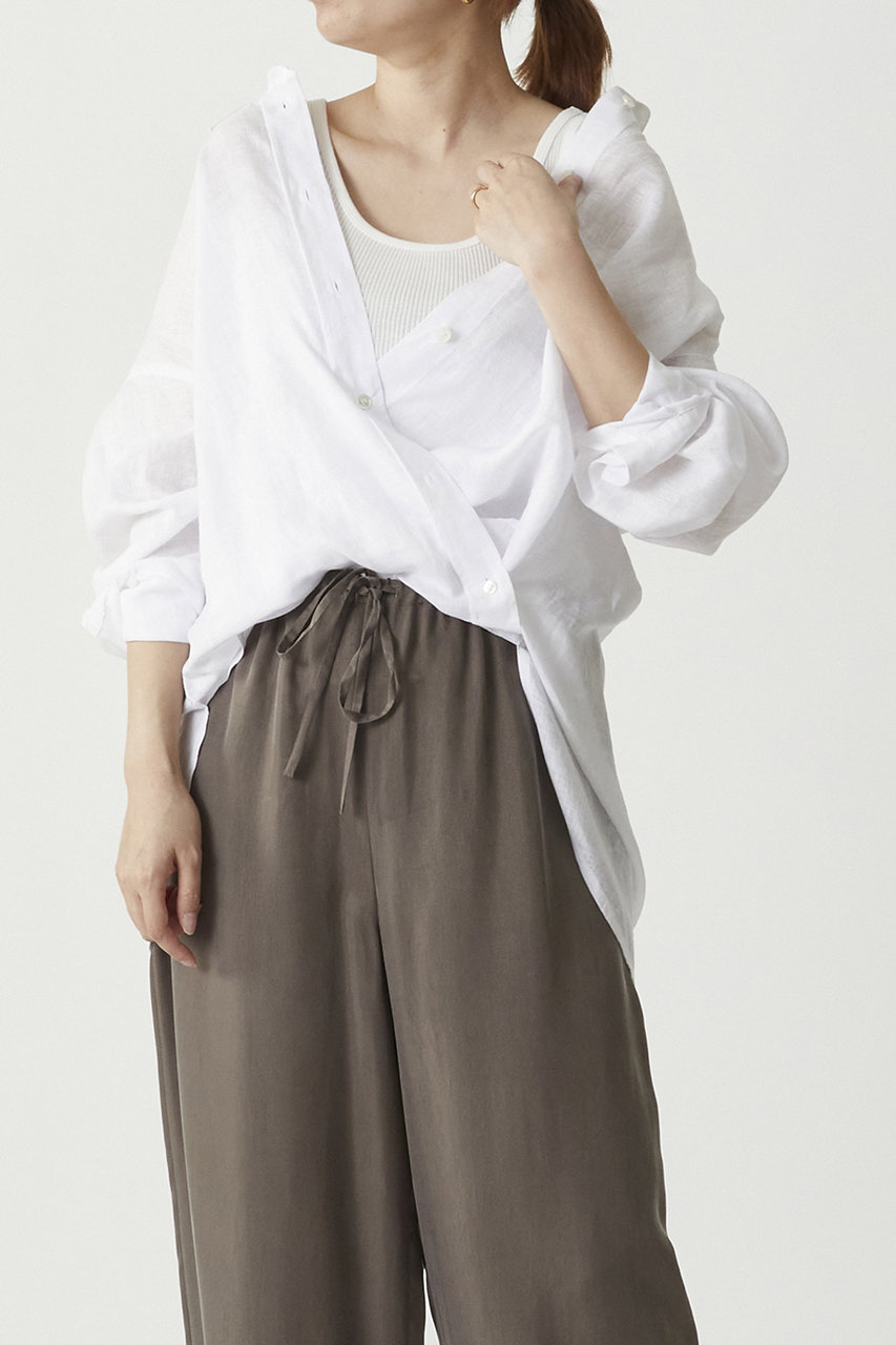 1er Arrondissement 60リネンシャツ (オフホワイト, 36) プルミエ アロンディスモン ELLE SHOP 1er Arrondissement 60リネンシャツ (オフホワイト, 36) プルミエ アロンディスモン ELLE SHOP