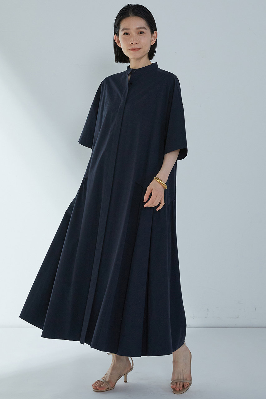1er Arrondissement タイプライターワンピース (ネイビー, 36) プルミエ アロンディスモン ELLE SHOP 1er Arrondissement タイプライターワンピース (ネイビー, 36) プルミエ アロンディスモン ELLE SHOP